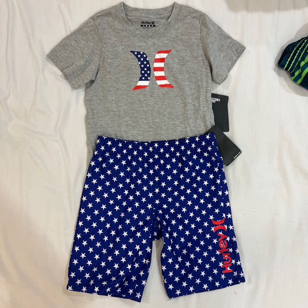 Hurley (kids) Summer Outfit - NWT - Size 6 Boys